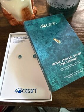 4ocean Sterling Silver Stud Earrings